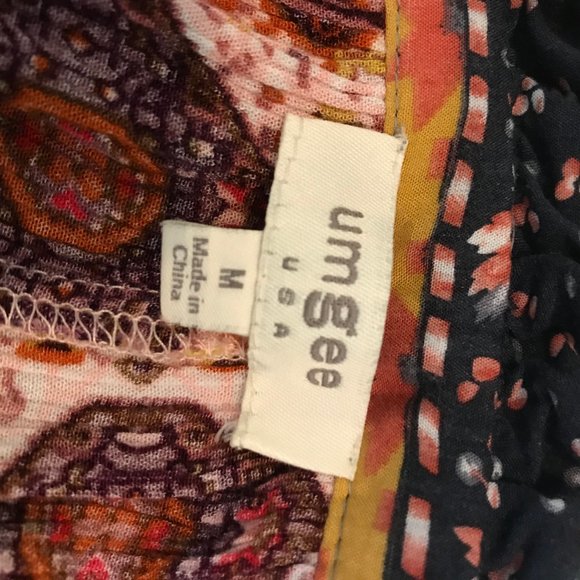 Bohemian Printed Mini Dress - Picture 4 of 5